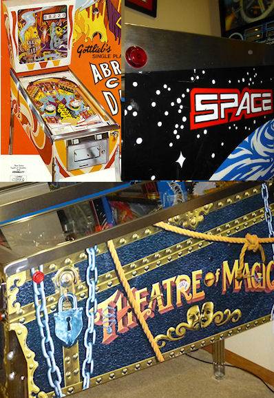 Williams Funhouse Pinball Machine Lower Right Clear Plastic with Custom Graphics 